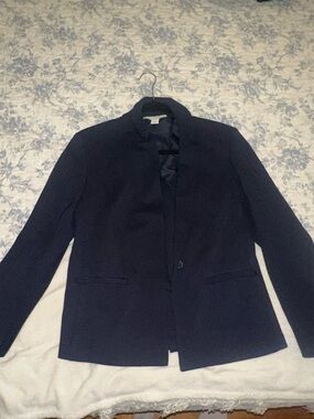 Old Navy Classic Women's Navy Blazer Jacket - Tailored Casual Coat